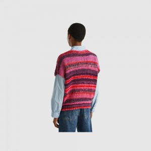 Chaleco Benetton wool blend Mujer Multicolor | HUSYID941