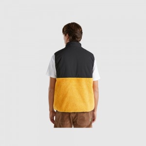 Chamarras Benetton Faux fur vest in nylon Hombre Multicolor | XYZCLA324